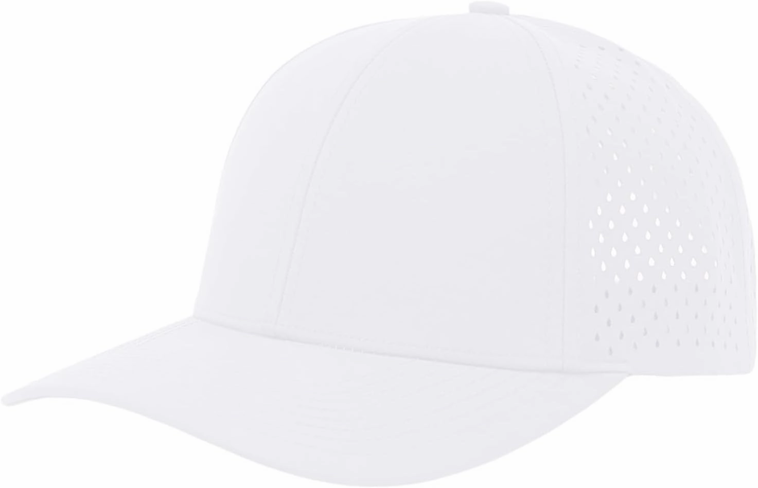 Men's Baseball Cap(M,L,XL,XXL)-Laser Perforated Trucker Hat,Water Resistant Quick Dry/Adjustable/Snapback Caps