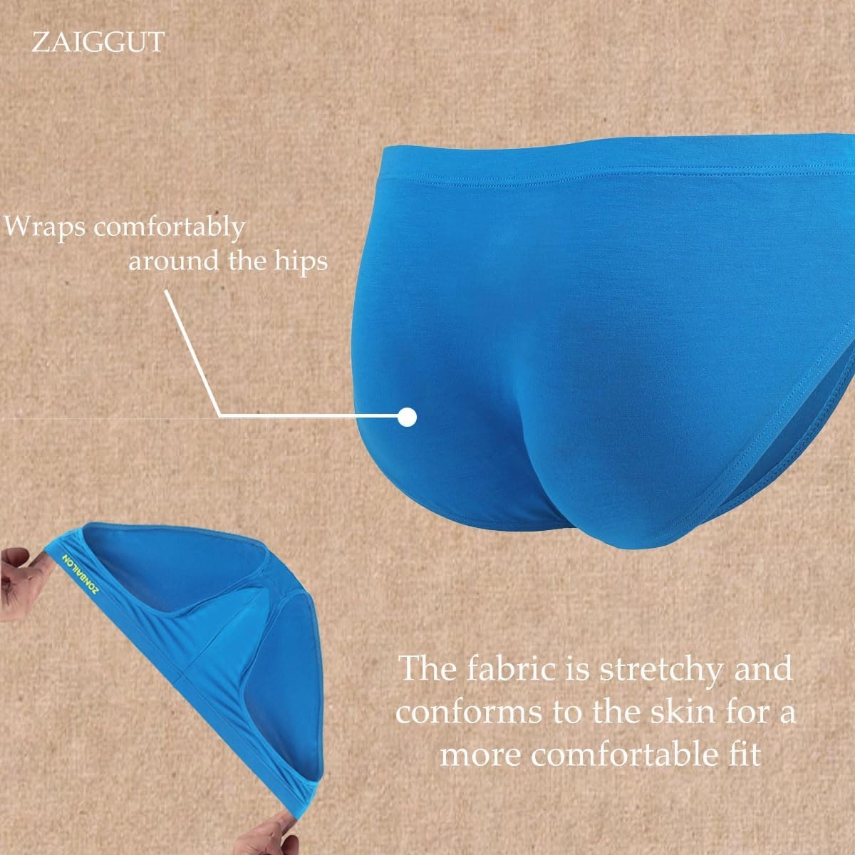 Men's Pouch Briefs Underwear Moisture Wicking Underwear Breathable Briefs for Men