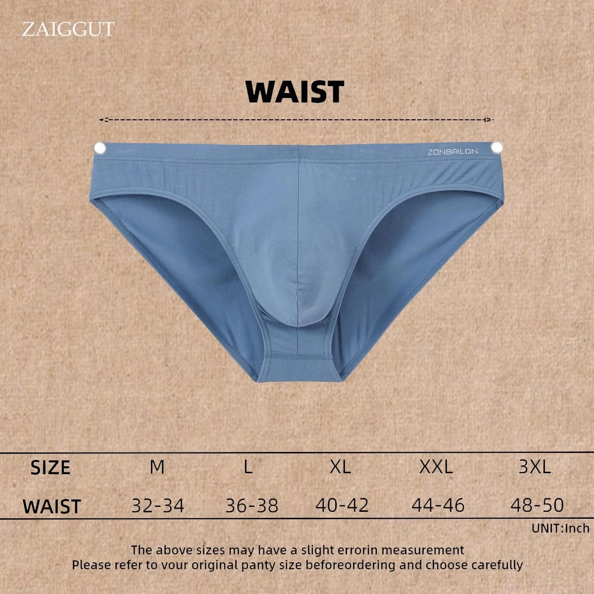 Men's Pouch Briefs Underwear Moisture Wicking Underwear Breathable Briefs for Men