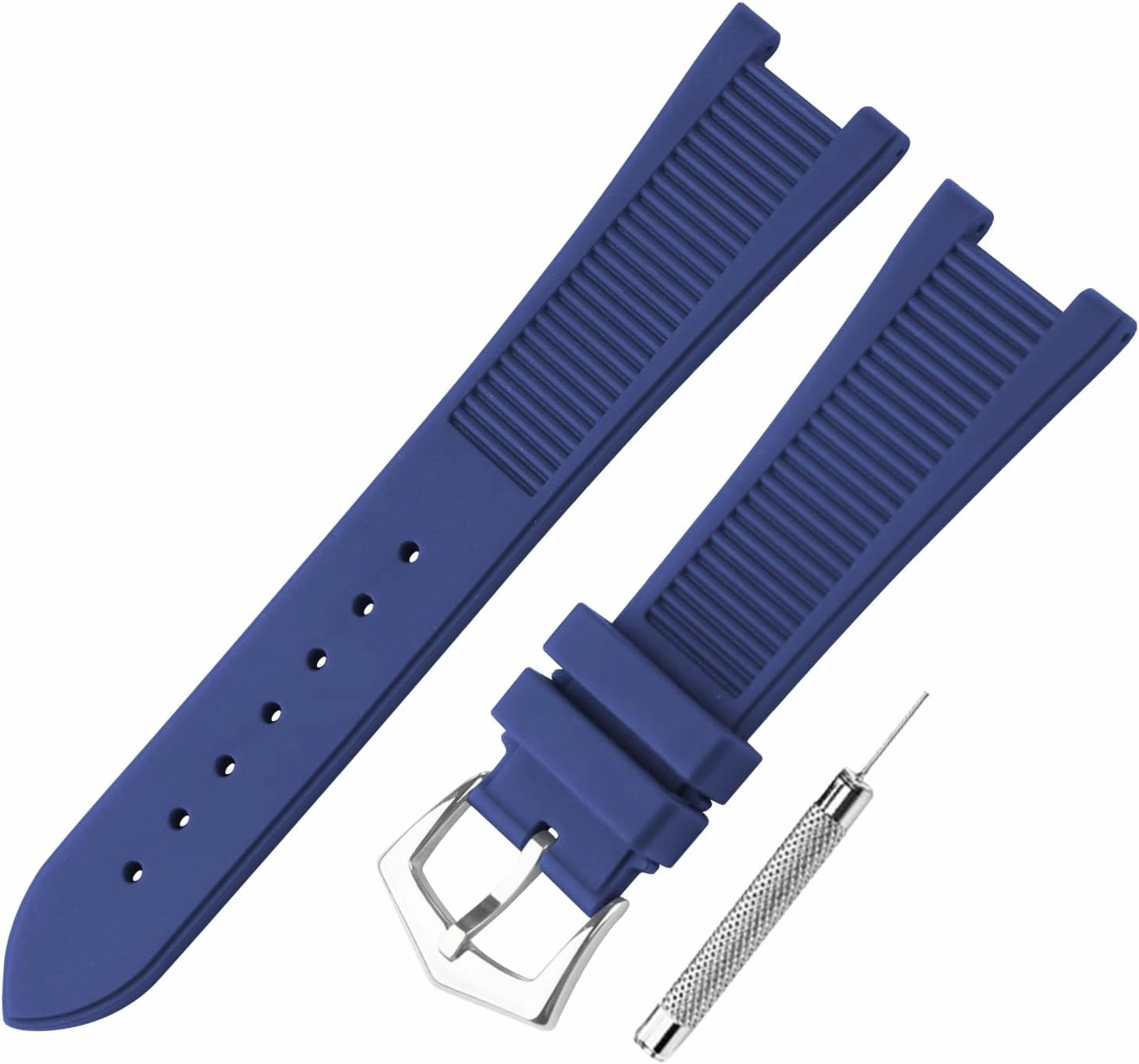 Men's Resin Strap Compatible for 25mmx 13mm Patek Philippe Nautilus PP 5711 1A010 5712 5712G 5726 5980 Ladies outdoor work waterproof watch band wrist strap with buckle