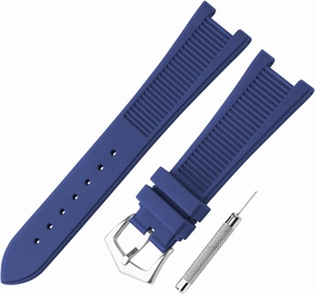 Men's Resin Strap Compatible for 25mmx 13mm Patek Philippe Nautilus PP 5711 1A010 5712 5712G 5726 5980 Ladies outdoor work waterproof watch band wrist strap with buckle