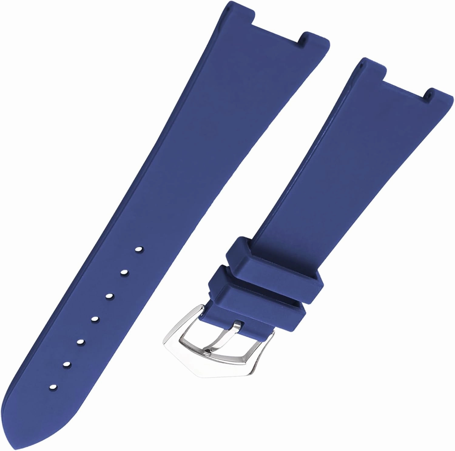 Men's Resin Strap Compatible for 25mmx 13mm Patek Philippe Nautilus PP 5711 1A010 5712 5712G 5726 5980 Ladies outdoor work waterproof watch band wrist strap with buckle