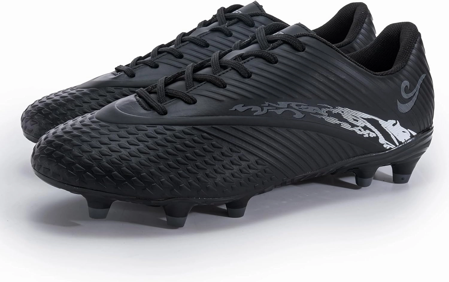 Men's Soccer Cleats Women's Football Shoes Lightweight Professional Adult Athletic Training Lace-Up Soccer Shoes