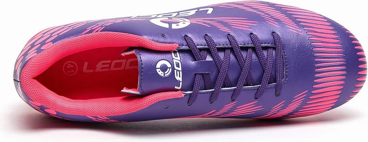 Men's Women's Firm Ground Soccer Cleats Outdoor/Indoor Boys Girls Professional Futsal Football Training Sneakers