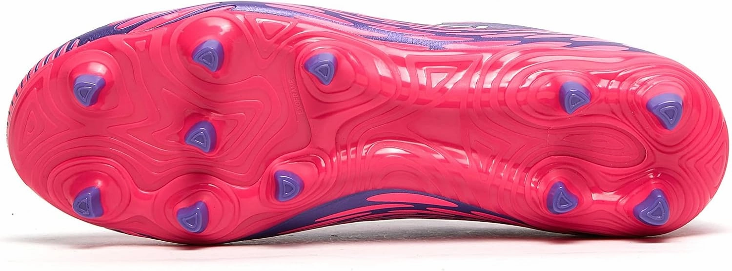 Men's Women's Firm Ground Soccer Cleats Outdoor/Indoor Boys Girls Professional Futsal Football Training Sneakers