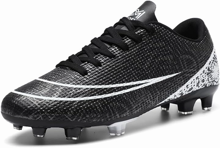Men's Womens Turf Trainer Soccer Sport Flexible Athletic Lace Up Light Weight Outdoor Cleats Football Soccer Shoes