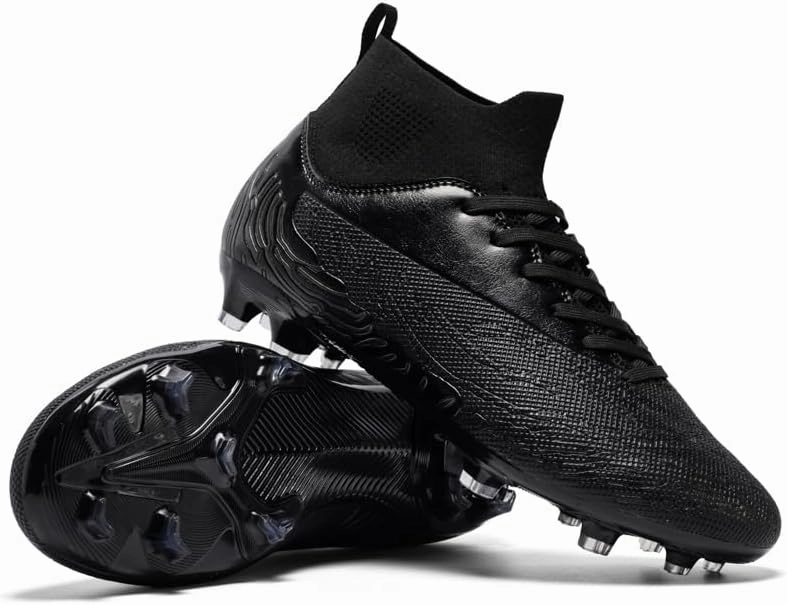 Men's Womens Turf Trainer Soccer Sport Flexible Athletic Lace Up Light Weight Outdoor Cleats Football Soccer Shoes