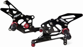 MGP Rearsets (Black) Compatible With 15-17 YAMAHA FZ07