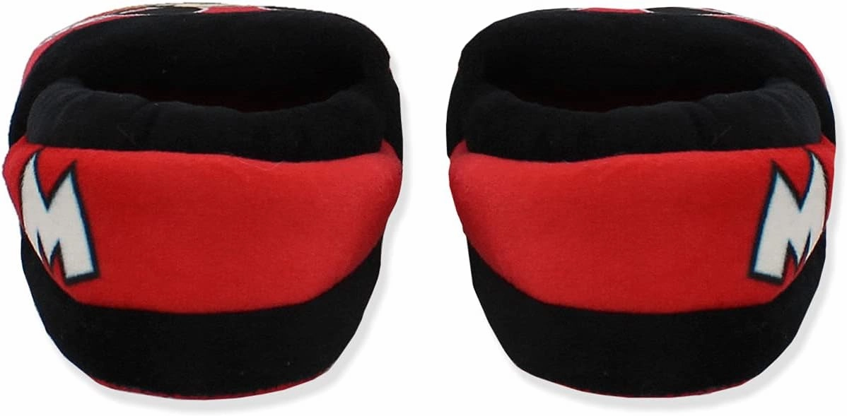 Mickey Mouse Toddler Boy's Plush A-Line Slippers with 3D Ears