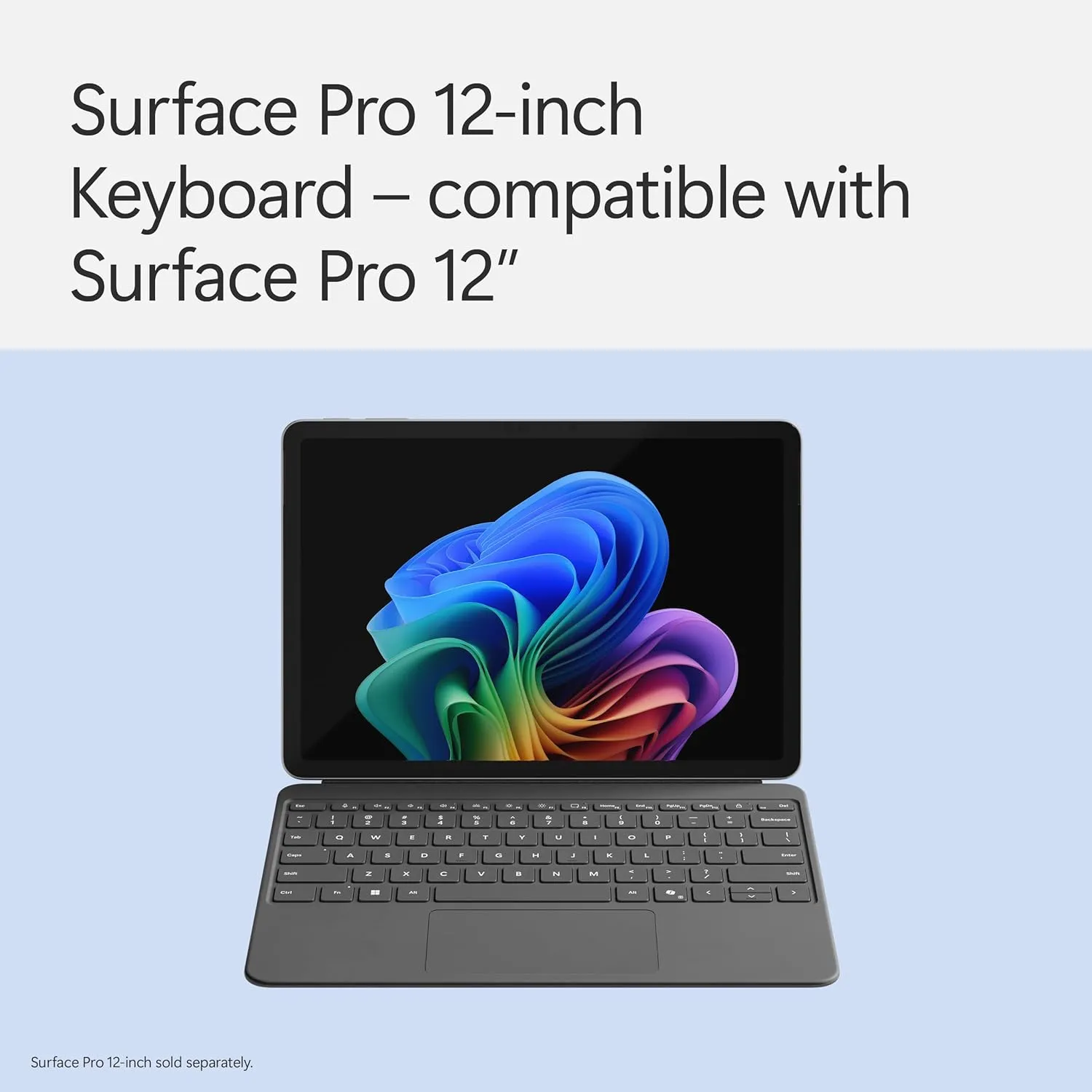 Microsoft Surface Pro Keyboard and Slim Pen 2 Bundle for Surface Pro 12" Device, Alcantara Material, Slate