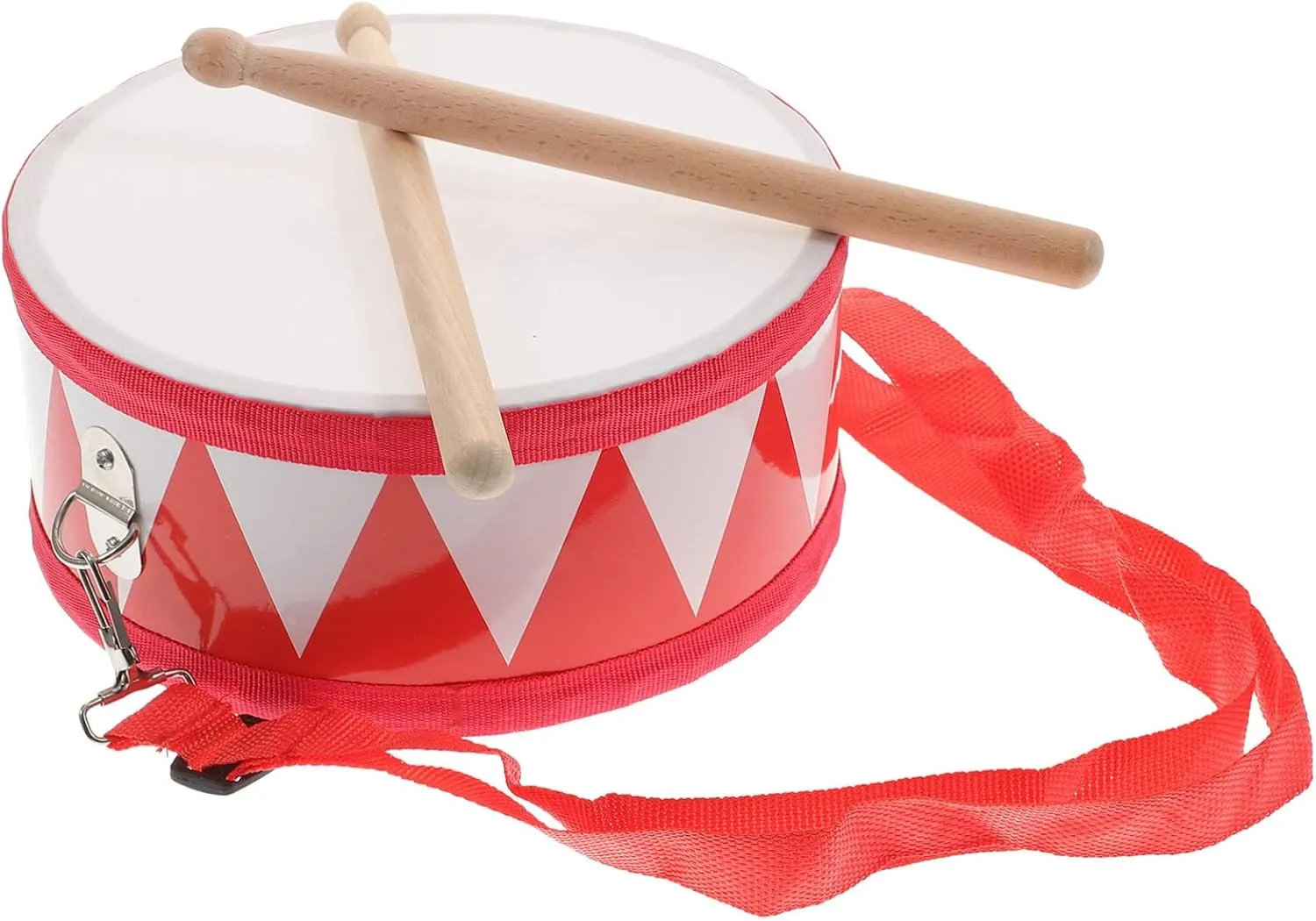 Milisten 1 Set Snare Drum with an Adjustable Strap Musical Instruments for Toddlers 1-3 Wooden Drum Toys Baby Kit Toddler Musical Toy Percussion Instrument Double Sided Parent-Child Nylon