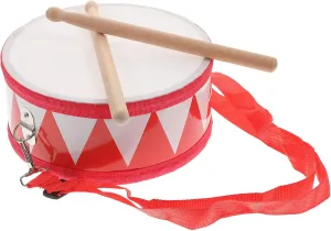 Milisten 1 Set Snare Drum with an Adjustable Strap Musical Instruments for Toddlers 1-3 Wooden Drum Toys Baby Kit Toddler Musical Toy Percussion Instrument Double Sided Parent-Child Nylon