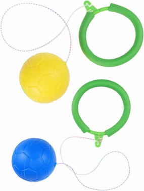 Milisten Jumping Ring Fitness Equipment One Foot Bouncy Balls for Fun Elastic Design for Exercise and Play Great