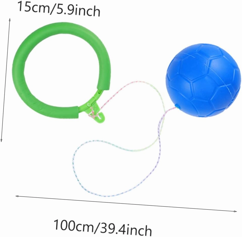 Milisten Jumping Ring Fitness Equipment One Foot Bouncy Balls for Fun Elastic Design for Exercise and Play Great