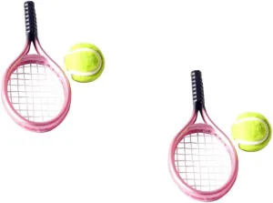 Mini Tennis Rackets Model Lightweight Durable Mini Racket Decor for House Layouts Random Color for