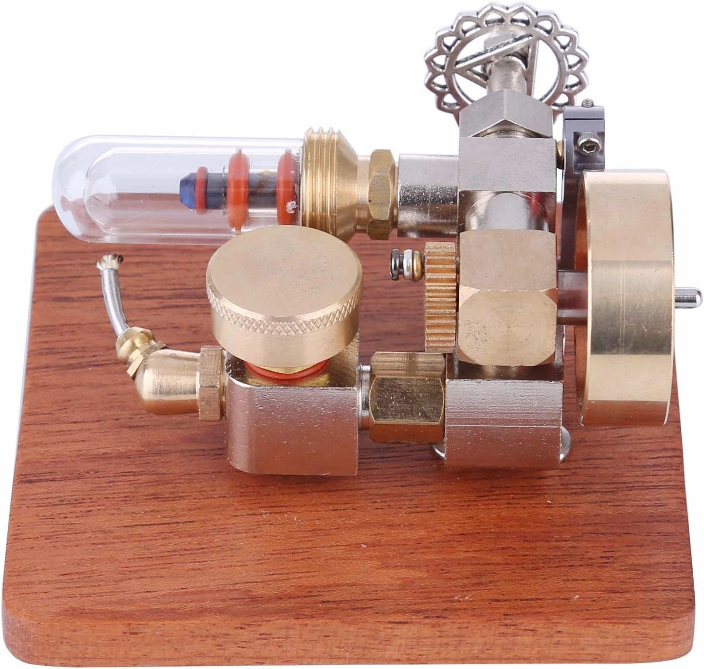 Mini Adjustable Speed Integrated Hot Air Stirling Engine Model Science Experiment Educational Toy