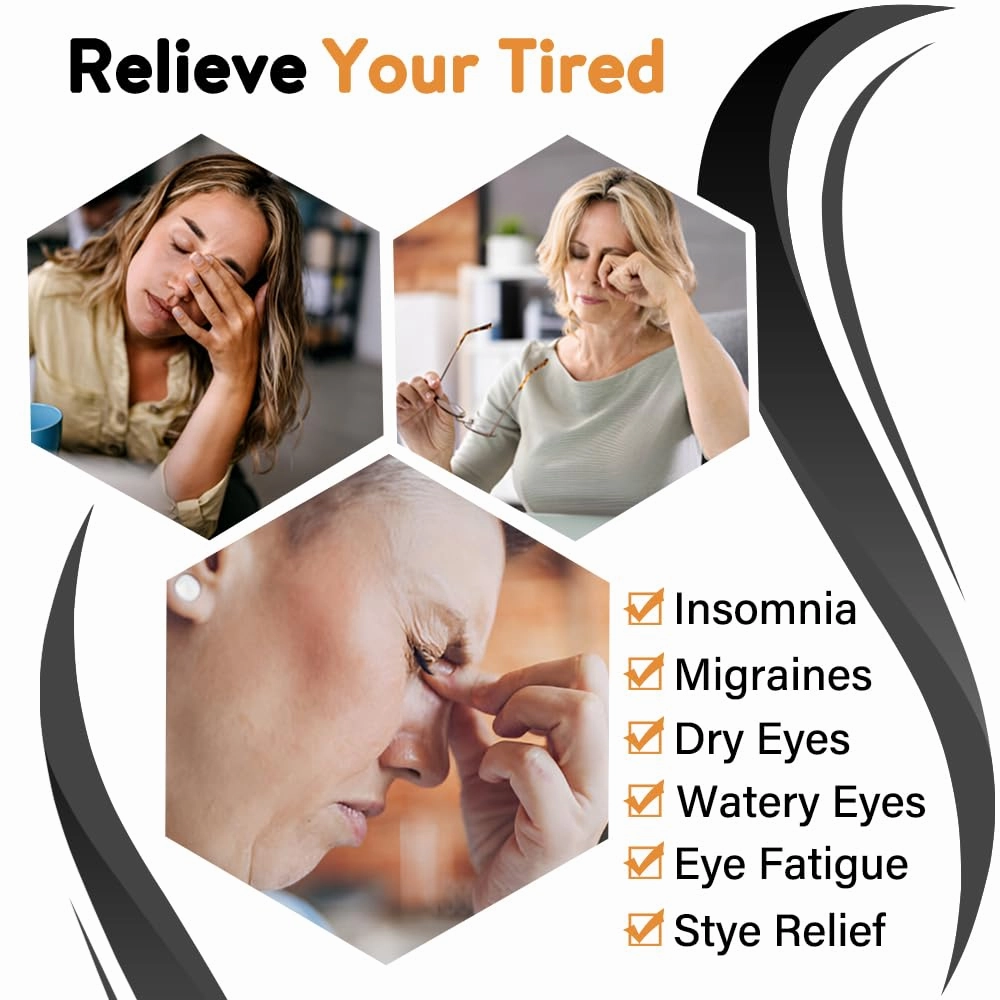 Minidiva Steam Eye Mask for Dry Eyes, 30Pcs Self Heating Spa Warm Relax Sleep Mask, Disposable Heated for Dark Circles Eye Fatigue, Relieve Stress (Graphene)