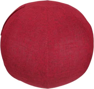 misppro Balance Ball Cover - Yoga Exercise Ball Protective Skin, Anti-Scratch, Lightweight, Foldable, Red 55cm (Thickened)
