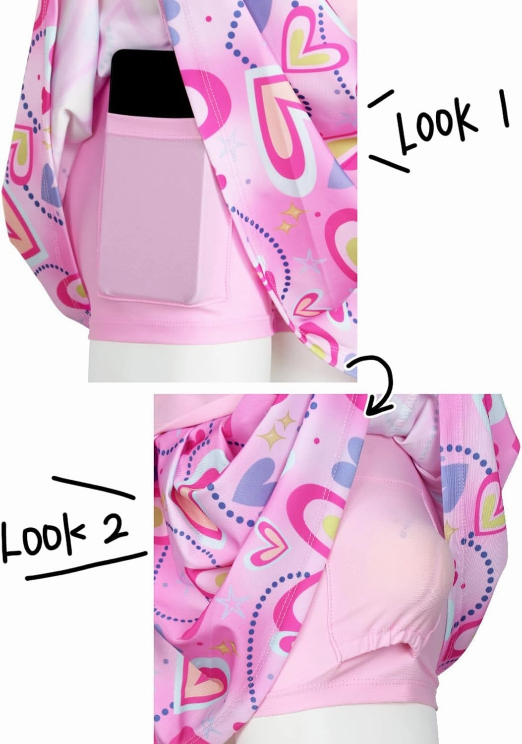 MODAFANS Girls Tennis Golf Pickball Dress Athletic Outfits Kids Tank Top and Skorts Sets