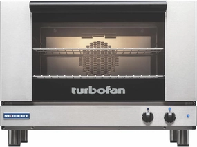 Moffat Turbofan Full Size Countertop Electric Convection Oven - Manual Control, Single Deck, 220-240v/50/60/1ph