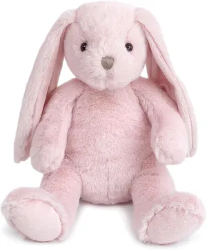 MON AMI Rosie The Bunny Stuffed Animal – 13” Pink, Soft & Cuddly, Huggable Rabbit Plush Toy, Nursery Décor, Great for Kids of All Ages