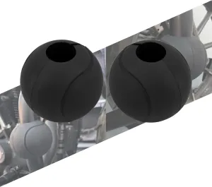 Motorcycle 1" 1.25" Engine Guard Protector Rubber Ball Crash bar Ball Install on Engine Guard Fit for Harley Touring Street Glide Road King Electra Glide Softail Sportster XL