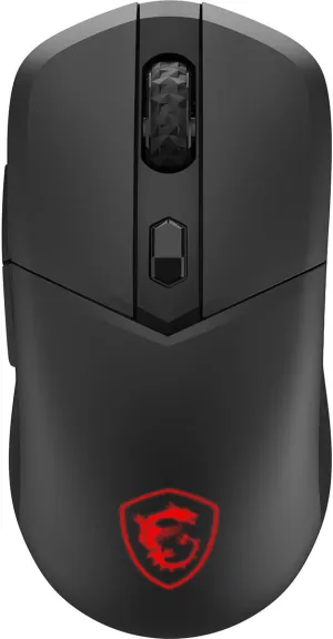 MSI Versa 300 W Gaming Mouse, 8000 DPI, 30M  Clicks Kailh Switch, Optical Sensor, Ergonomic Ambitextrous Hand Design, RGB Light