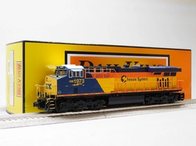 MTH RAILKING Chessie CSX Heritage ES44AC Diesel Engine #1973 O Gauge 30-21242-1