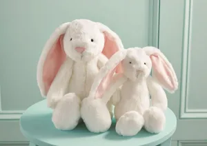 Mud Pie: SMALL PLUSH BUNNY PINK
