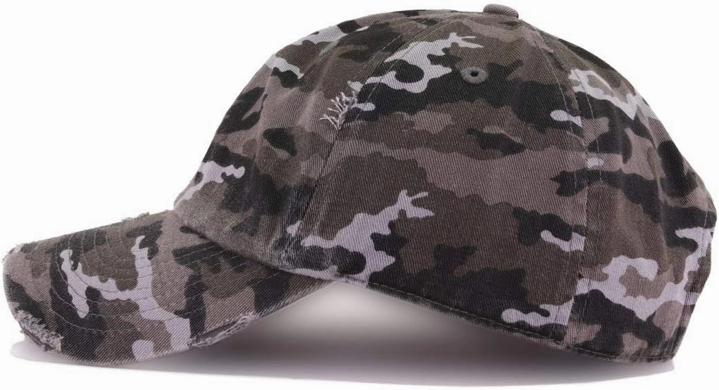 Music Note Vintage Baseball Cap Embroidered Cotton Adjustable Distressed Dad Hat