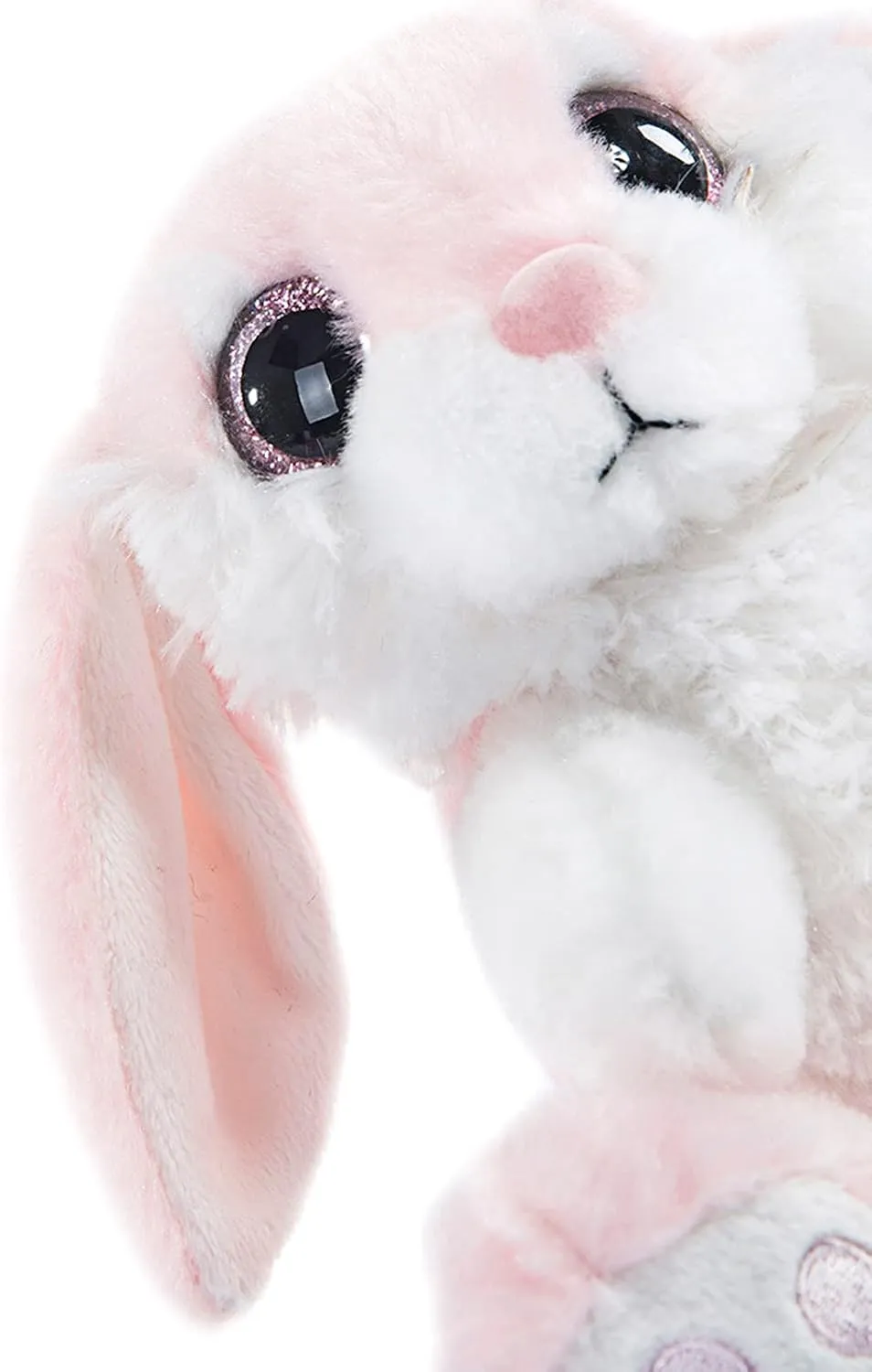 My OLi Bunny Stuffed Animal 8.5in Plush Rabbit Stuffed Bunny with Floppy Ear Bedtime Friend Soft Toy Gifts for Girls Boys Kids, Pink