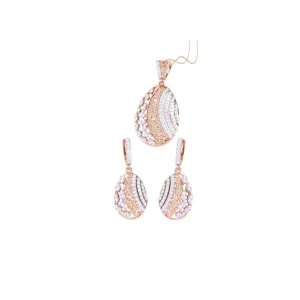 Nadia Diamond Pendant Set