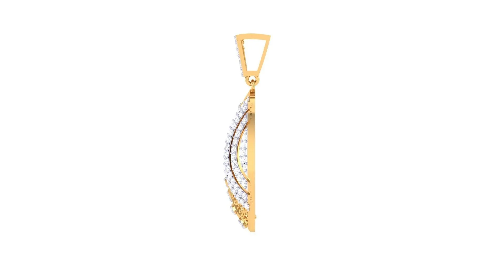 Nadia Diamond Pendant Set