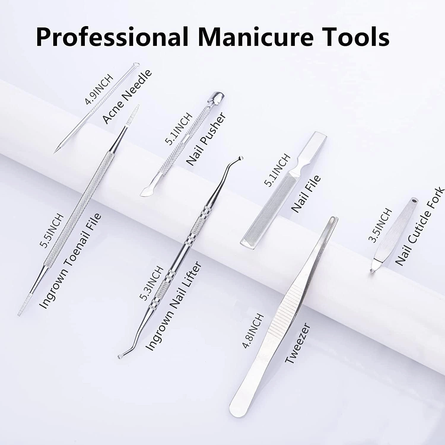 Nail Clippers Set Toe Nail Clippers Set, Finger Nail Clippers with Toenail Tool Set for Thick Nails,11 Pack Nail Kit for Seniors Man and Women