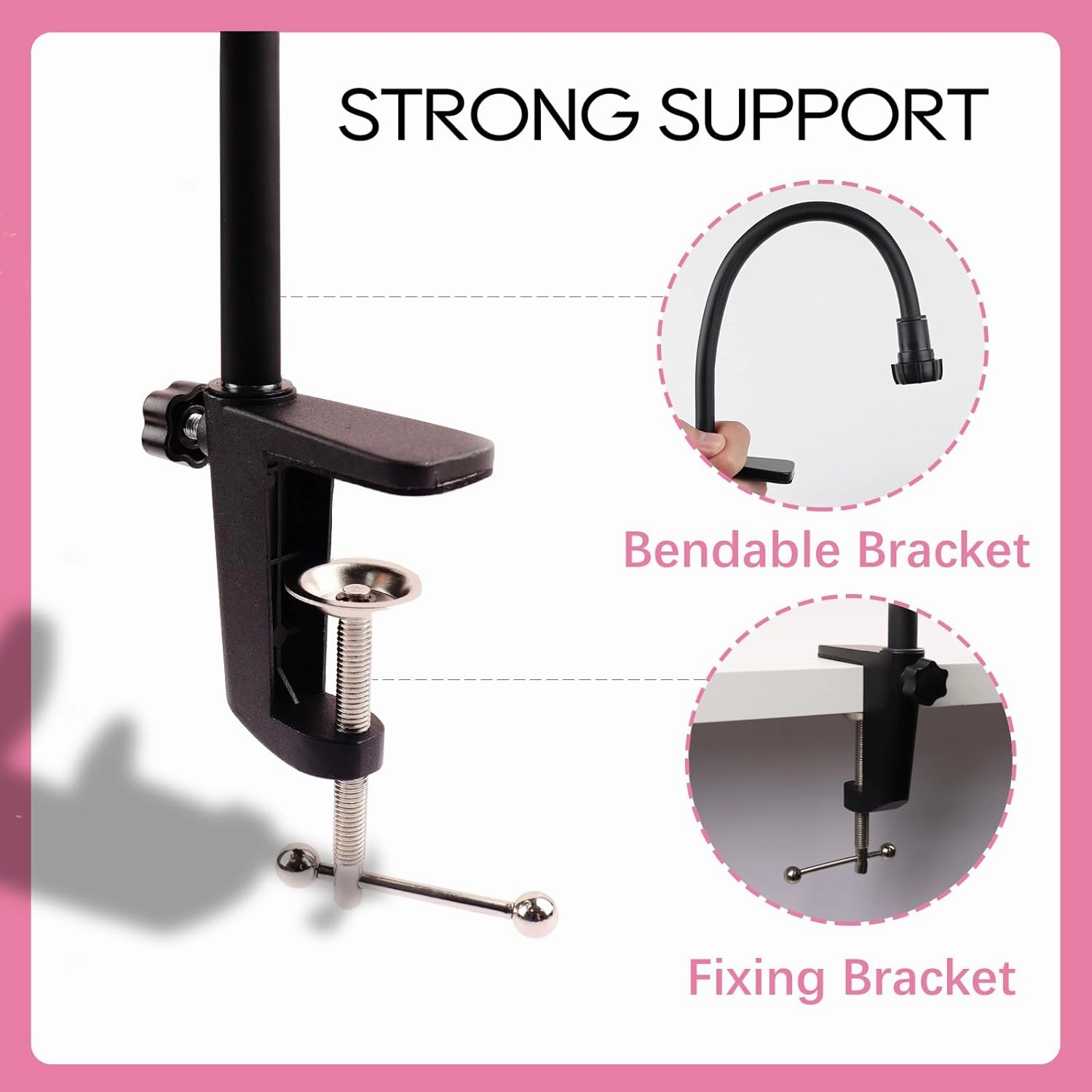 Nail Pratice Training Hand for Acrylic Nails with Stand Bracket,Soft Silicone Maniquin Hand, Flexible Bendable Nail Practice Fake Hand for Nails Art Practice Tool