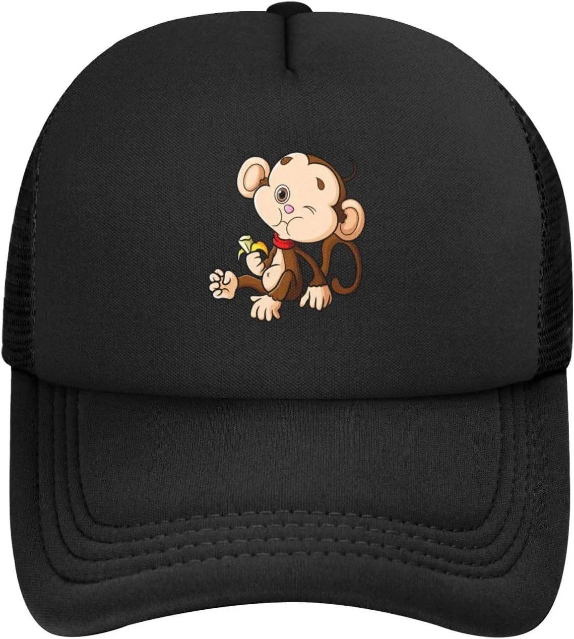 Naughty Monkey Baseball Cap for Men Women Adjustable Mesh Trucker Hat Golf Ball Caps