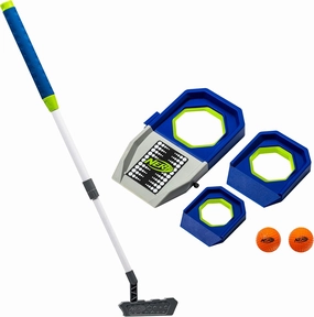 NERF Trick Shot Golf Set - Indoor   Outdoor Putting Trick Shot Kids Golf Set - Includes Putter, Balls, Ramp   Cups - All-in-One Toy for Kids