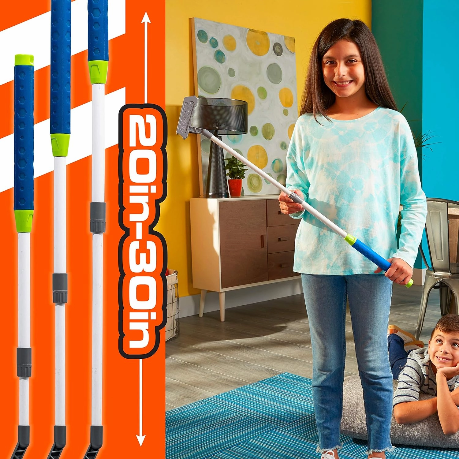 NERF Trick Shot Golf Set - Indoor   Outdoor Putting Trick Shot Kids Golf Set - Includes Putter, Balls, Ramp   Cups - All-in-One Toy for Kids