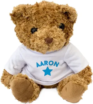 New - Aaron - Cute and Cuddly Teddy Bear - Gift Present Xmas Birthday