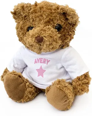 New - Avery Teddy Bear - Cute Soft Cuddly - Gift Present Xmas Birthday