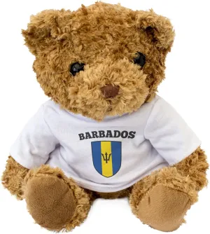 New - Barbados Flag - Cute Soft Cuddly Teddy Bear - Birthday Gift Present Xmas