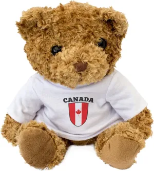 New - Canada Flag - Teddy Bear - Cute and Cuddly - Gift Present Birthday Xmas