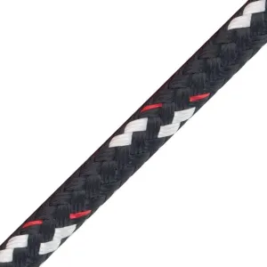 New England Ropes 5/16in (8mm) Sta-Set Solid Black 80 Feet Long