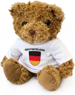 New - German Flag Teddy Bear - Cute and Cuddly - Germany Fan Gift Present Deutschland