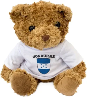 New - Honduras Flag Teddy Bear - Cute and Cuddly - Honduran Fan Gift Present