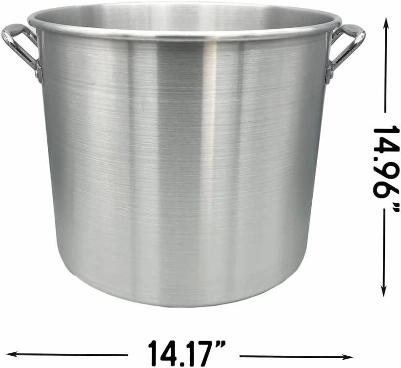 Nexgrill 42 Qt. Aluminum Pot with Strainer Basket & Lid Turkey Fryer, Durable Side Handles, Perfect for Boiling and Frying Seafood, Crawfish, Chicken Wings, Great for Outdoor Cooking, 630-0023