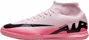 Nike Mercurial Superfly 9 Academy IC High-Top Soccer Shoes (DJ5627-601, Pink Foam/Black) Size 12