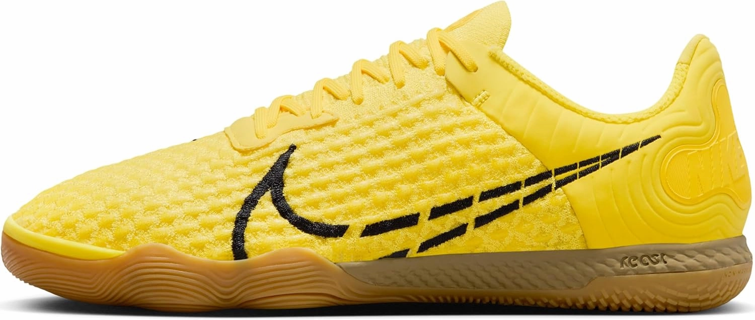 NIKE Unisex Soccer Low, Opti Yellow Black Gum Light Brown, 9.5 US Women