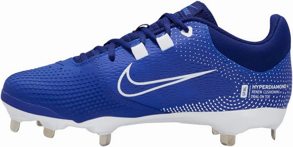 Nike Women's Hyperdiamond 4 Pro Metal Fastpitch Softball Cleats