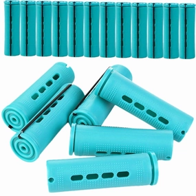 NOLITOY 18pcs Flexible Hair Curlers for Salon Home Use Rollers for Stylish Waves Easy to Use for Daily Makeup